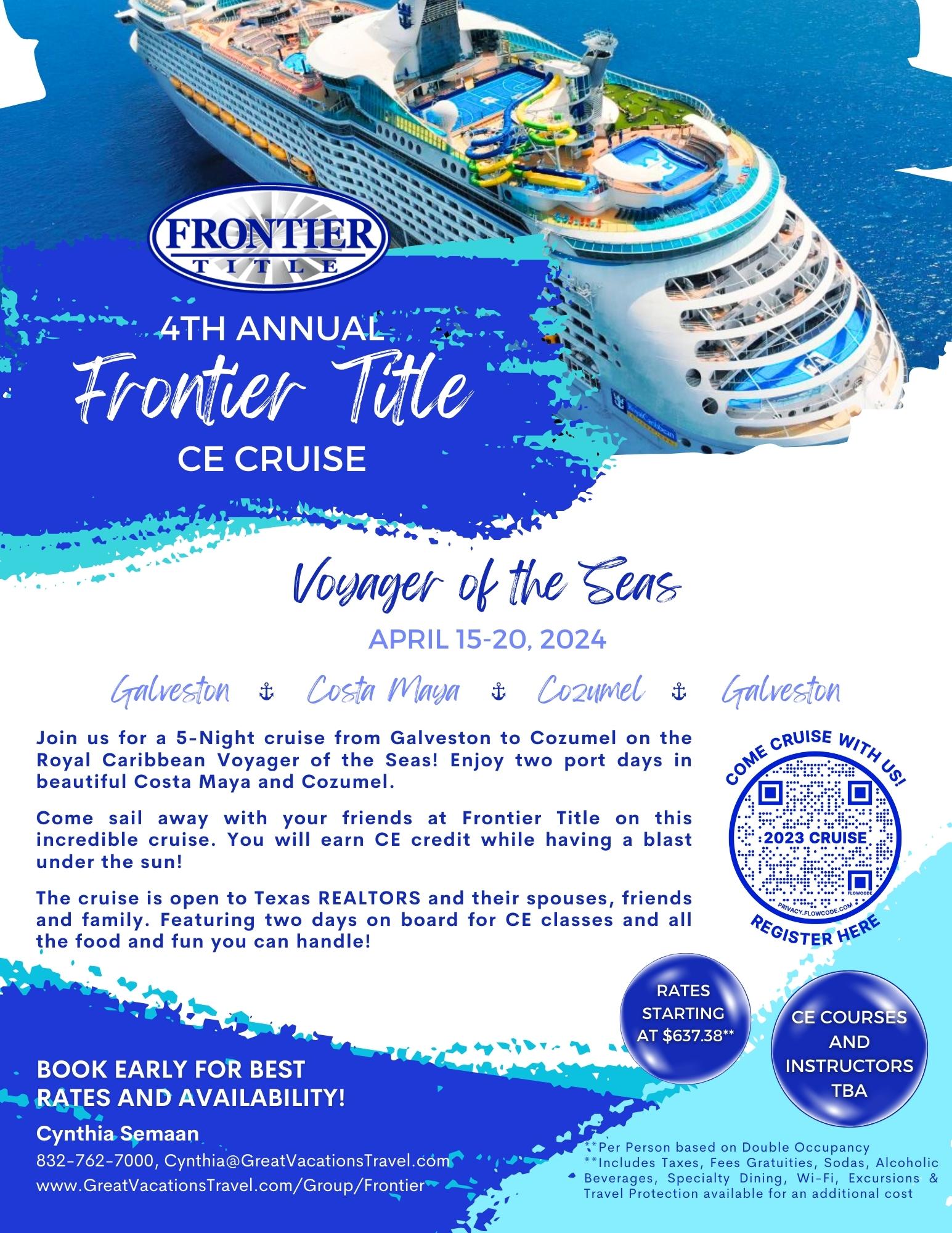 Frontier Title 2024 Annual CE Cruise